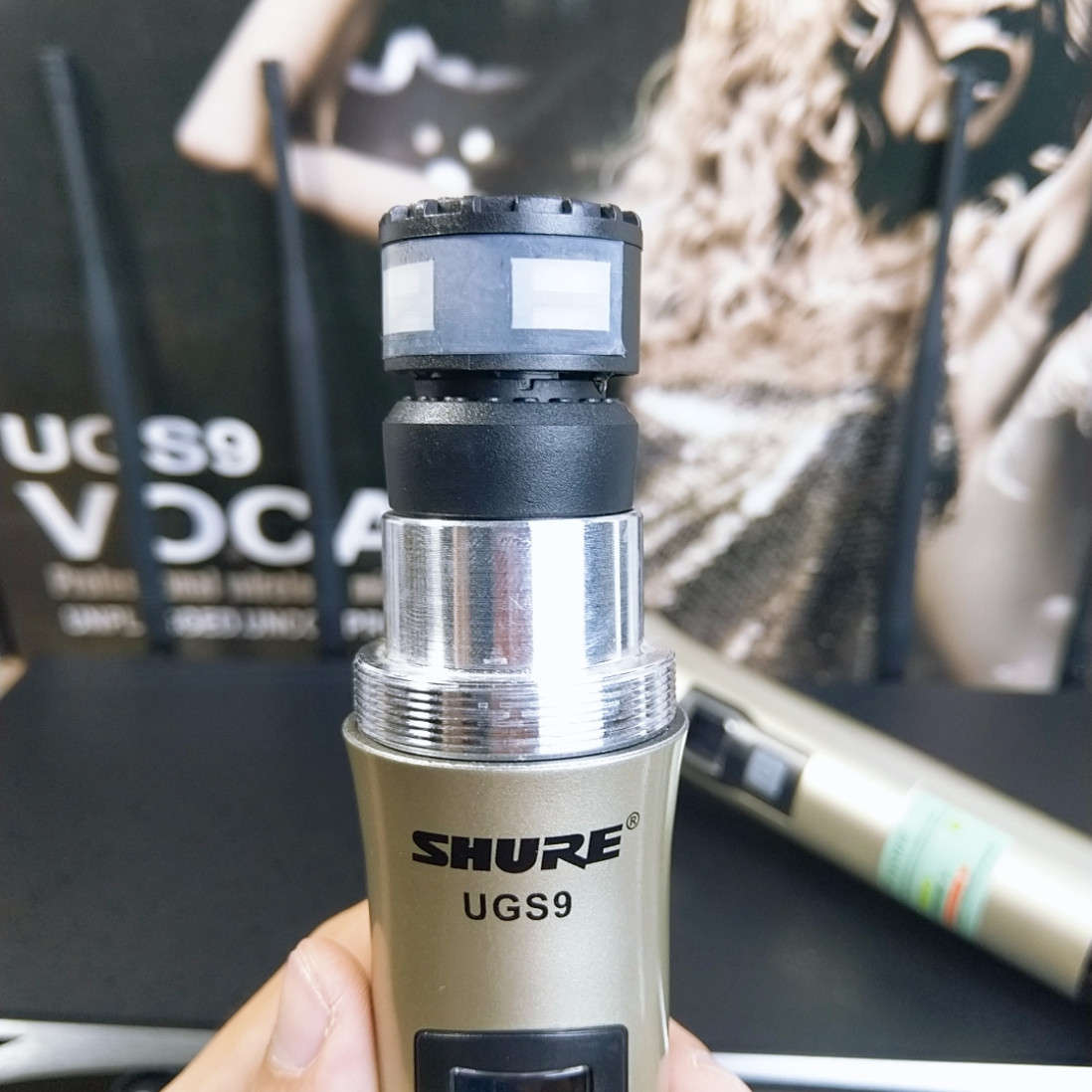 Micro Shure UGS9 Không Dây UHF - Hàng Nhập Khẩu