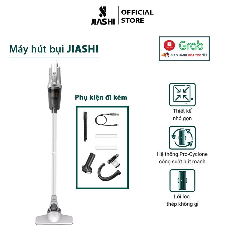 Máy hút bụi cầm tay mini JIASHI hút bụi giường, ô tô không dây lực hút 12000PA- MHB03