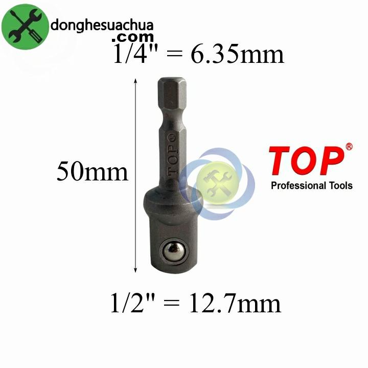 Đầu chuyển 1/4 sang bulong 1/2 TOP SA6TO1/2