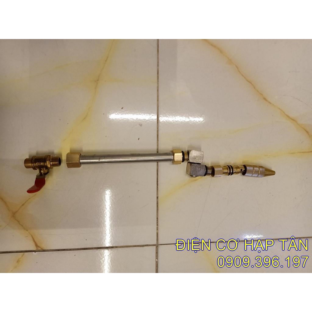 BÉC XỊT RỬA MÁY LẠNH CÁN DÀI… ỔN ĐỊNH THẲNG , CONG , 360 , phun thuốc trừ sâu, rửa điều hòa