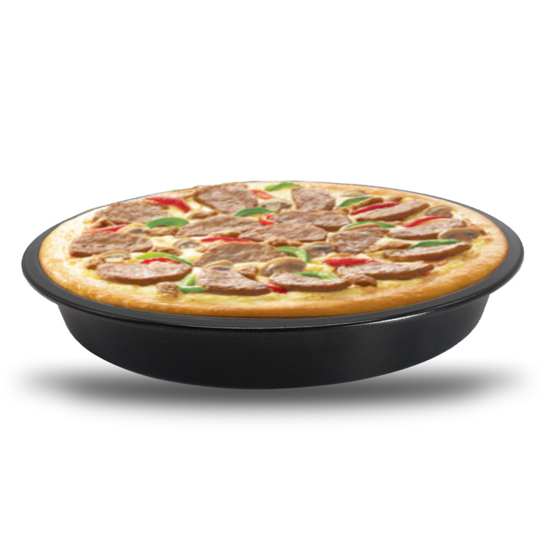 Khuôn Pizza Chống Dính Cao Cấp Khuôn Làm Bánh Hình Tròn Thép Carbon 9 Inch Đa Năng Tiện Lợi