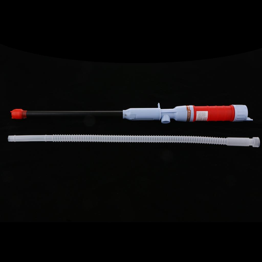 Car Hand Siphon Liquid Transfer Pipe Oil Water Tank High Quality Red