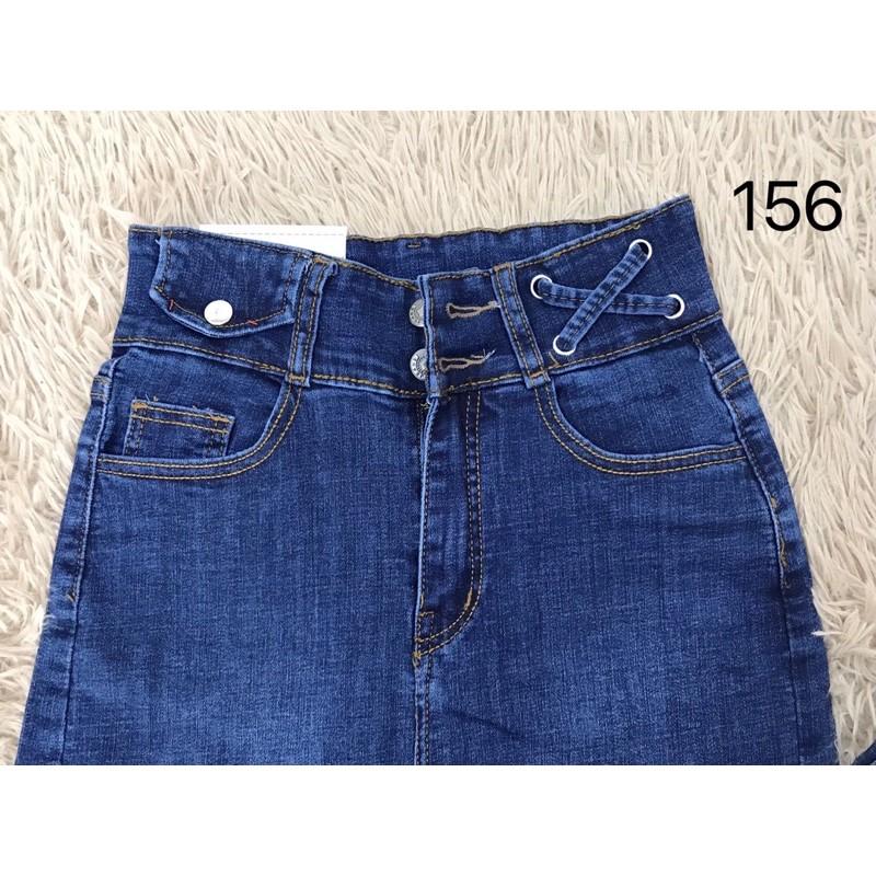 Quần bò nữ - quần jean ống ôm lưng siêu cao Ms 155 156