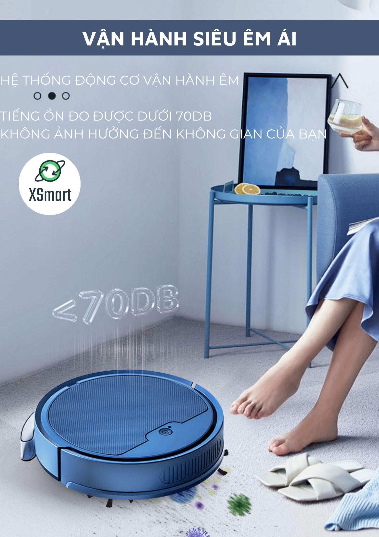 Robot Hút Bụi Lau Nhà Thông Minh 8S-MAX Cao Cấp 2023 Kết Nối App Điều Khiển Có Hộp Nước Riêng Pin Sạc Cảm Biến Chống Rơi-Hàng Chính Hãng