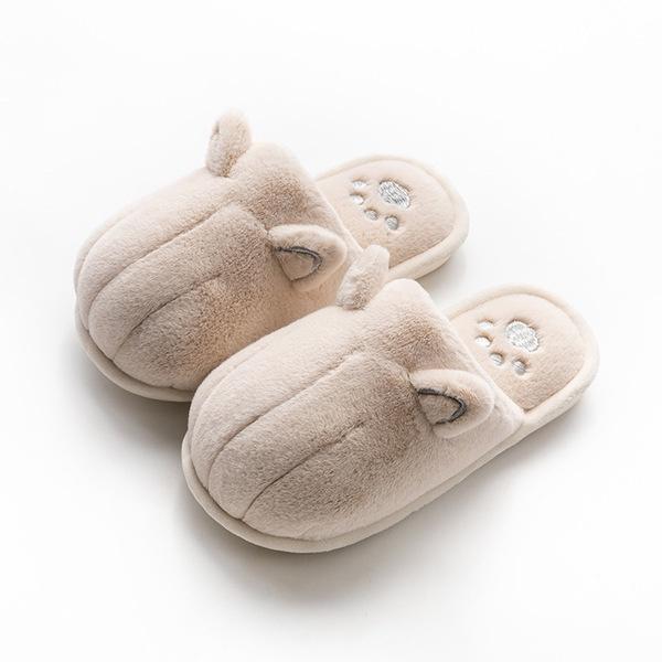 Dép bông unisex đi trong nhà hình chân thú đi siêu ấm giữ nhiệt cực tốt NB-54