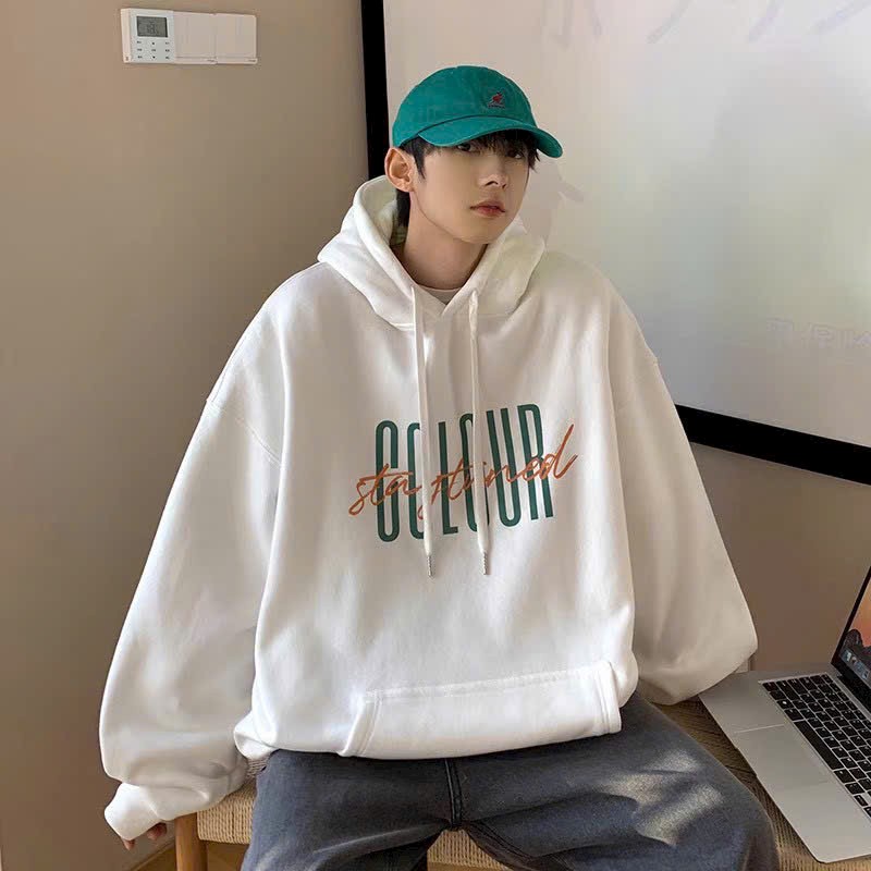 Áo khoác nỉ hoodie in logo CHỮ COLOUR tay phồng tròng đầu mũ to mềm mịn có lai tay áo,ÁO KHOÁC HOODIE NAM NỮ CHẤT VẢI NỈ CAO CẤP FORM RỘNG CÓ NÓN 2 LỚP XỊN XÒ Ulzzang Unisex dày dặn dáng oversize mặc đôi hàn quốc Chất Dày Local Brand Thời Trang Phong Cách