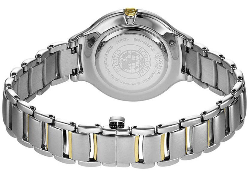 Đồng Hồ Nữ Citizen Dây Thép Không Gỉ EM0554-82X - Mặt Vàng