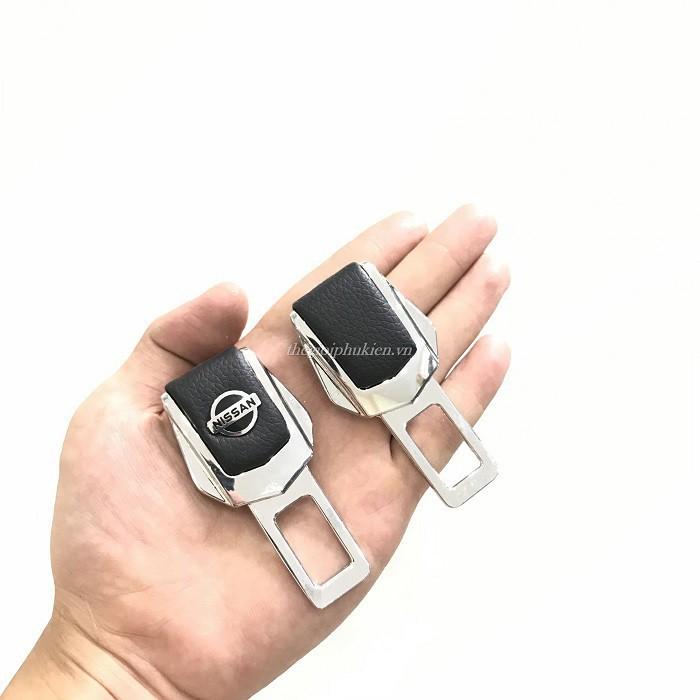 Combo 2 Chốt Khóa Dây An Toàn 4S dành cho Ô tô, Xe hơi – Logo Nissan