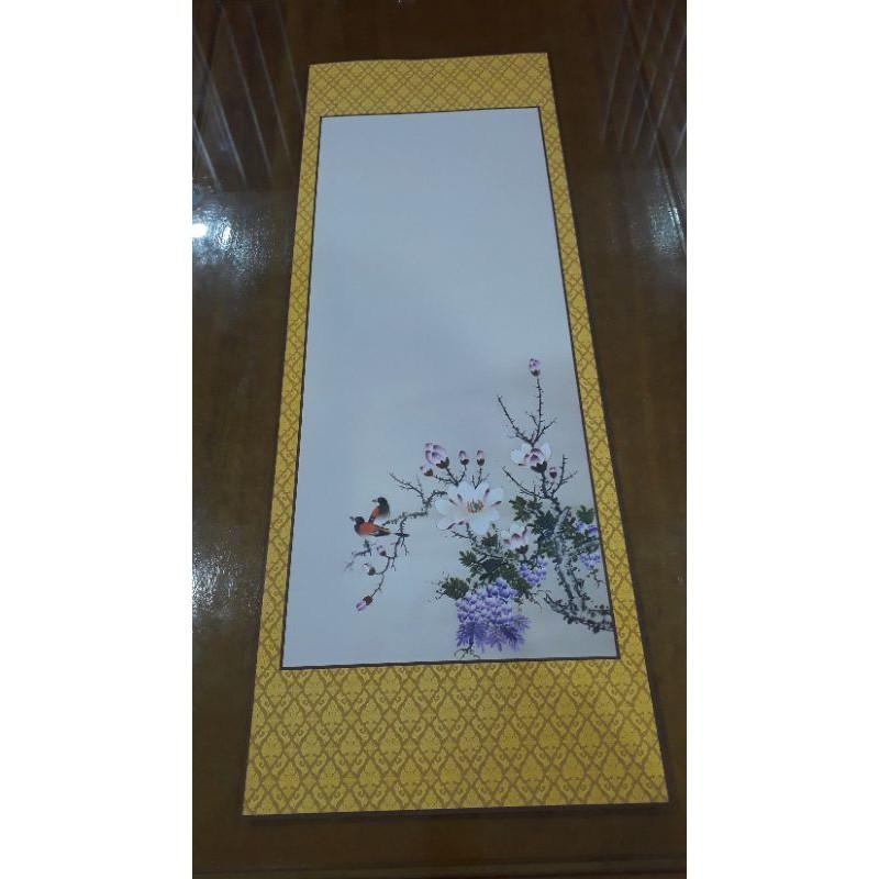 Giấy viết thư pháp Kích thước 30x85cm, bao gồm cả nẹp treo