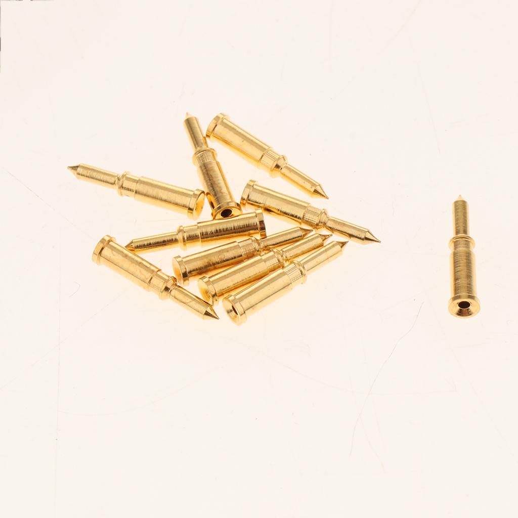 10 Pieces Professional BNC Male Crimp-On Connector, BNC Plug Crimp Adapter