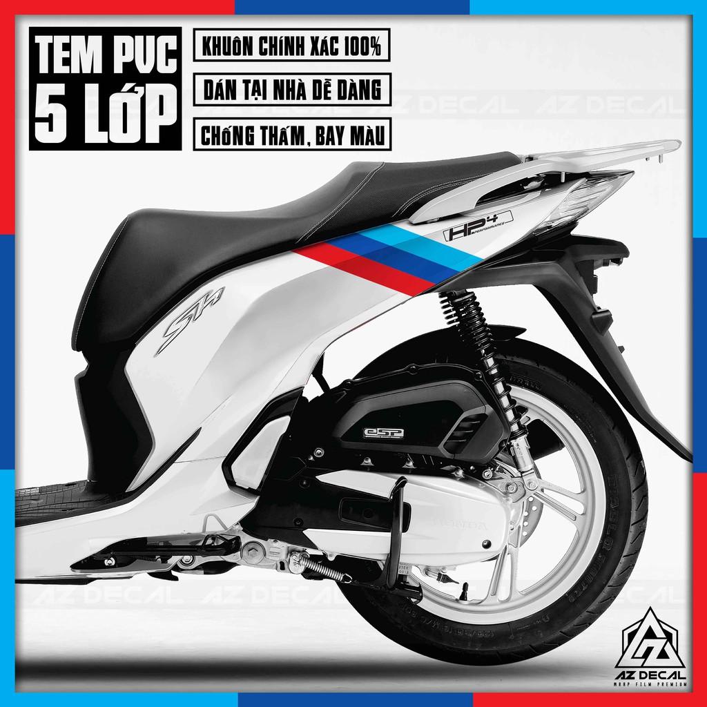 Tem Rời HP4 Xe SH 2017 - 2021 | SH07 | Decal PVC Cao Cấp Chống Nước, Chống Bay Màu, Khuôn Sẵn Dễ Dán