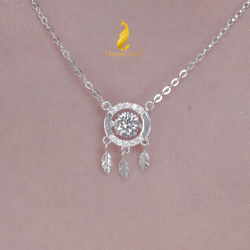 Dây Chuyền Bạc 925 Mặt Đá Dreamcatcher