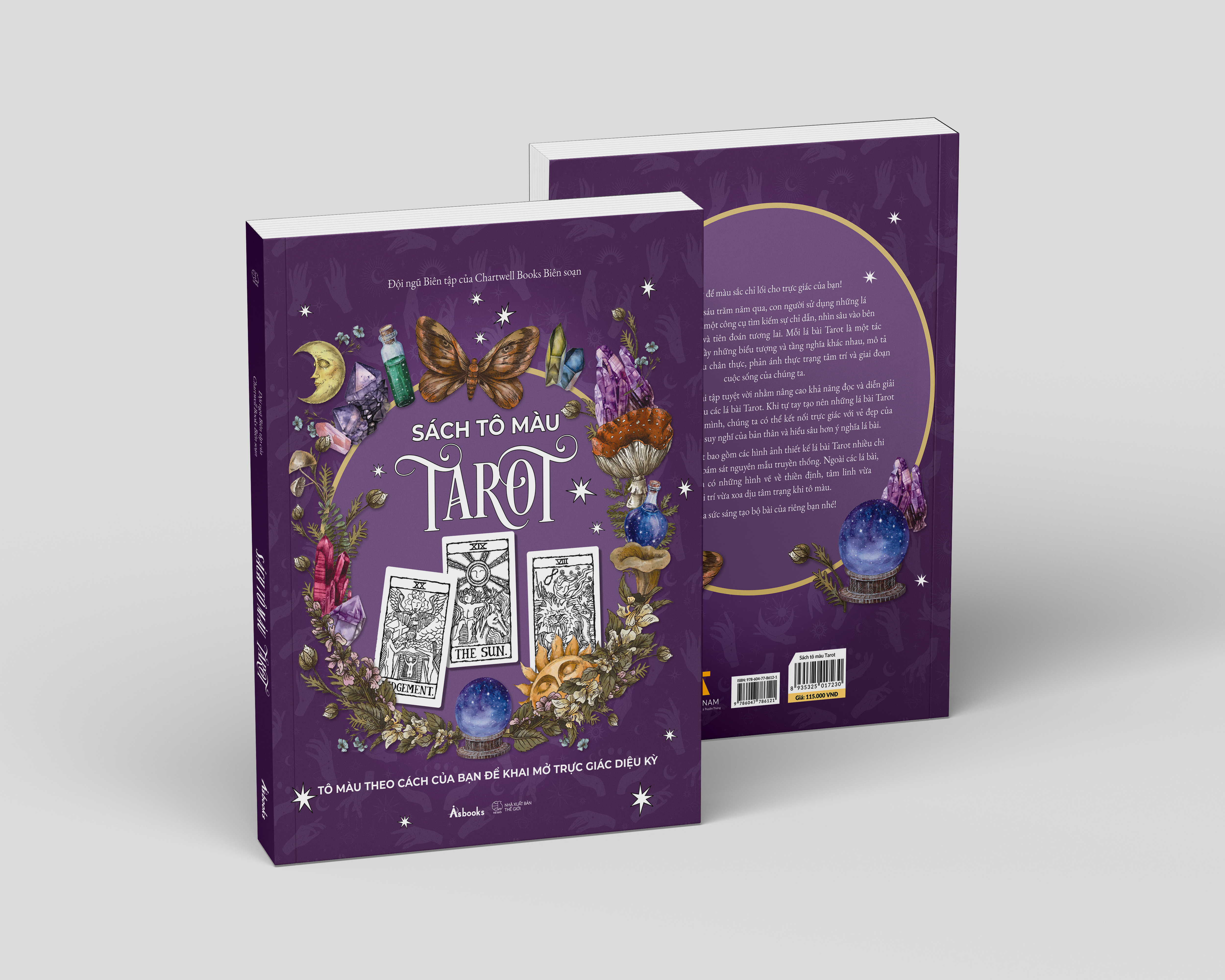 Sách Tô Màu Tarot - Tô Màu Theo Cách Của Bạn Để Khai Mở Trực Giác Diệu Kỳ