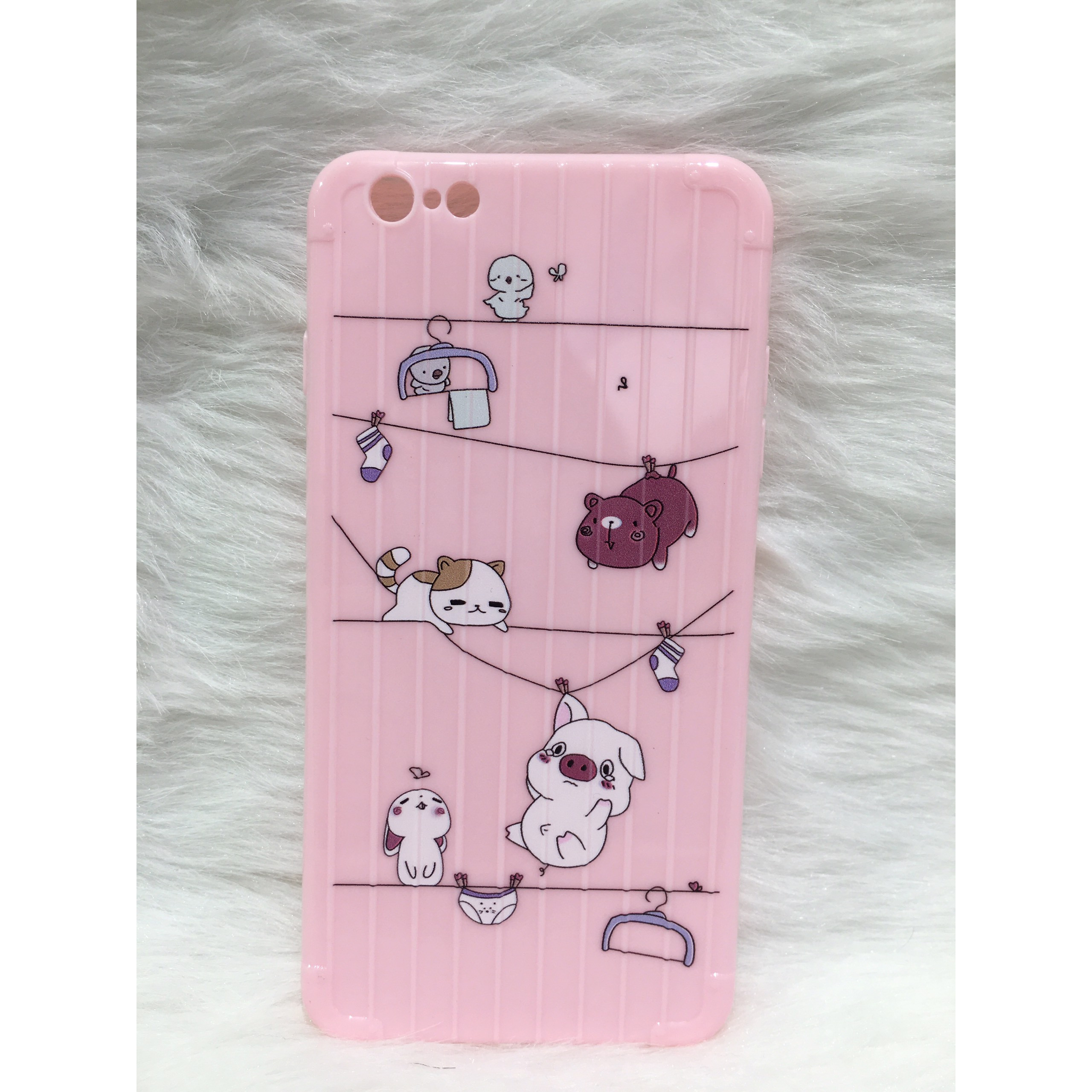 Ốp Lưng TPU Hoạt Hình Dễ Thương, Chống Sốc Cho iPhone 7/8
