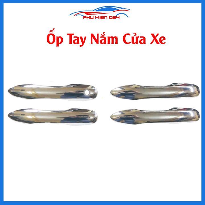 Ốp tay hõm Corolla Cross 2020-2021-2022 vân cacbon, mạ crom chống trầy bảo vệ cửa xe ô tô