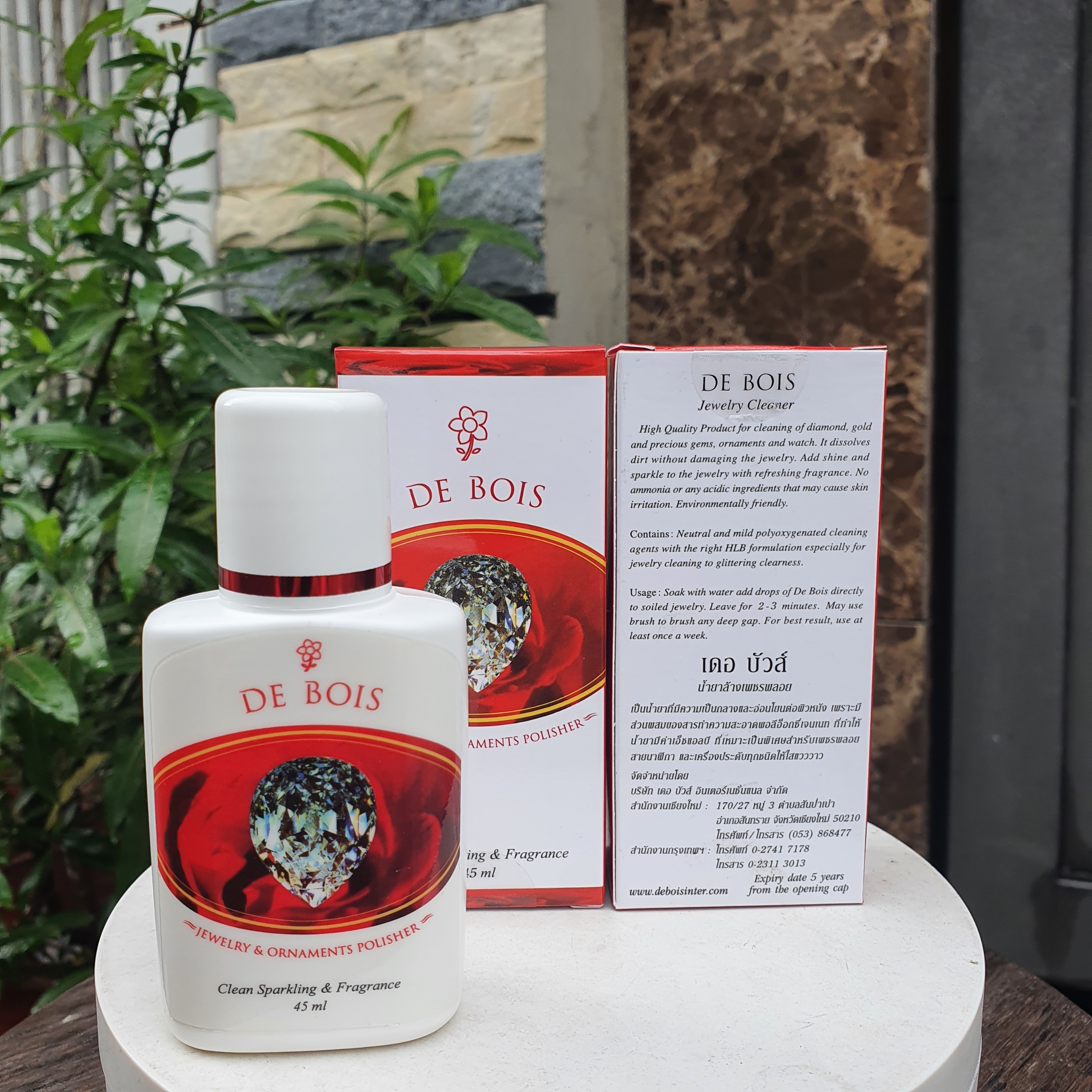 Nước Rửa TRang Sức Debois 45ml Thái Lan , Nước Rửa Trang Sức Vàng Bạc Cao Cấp
