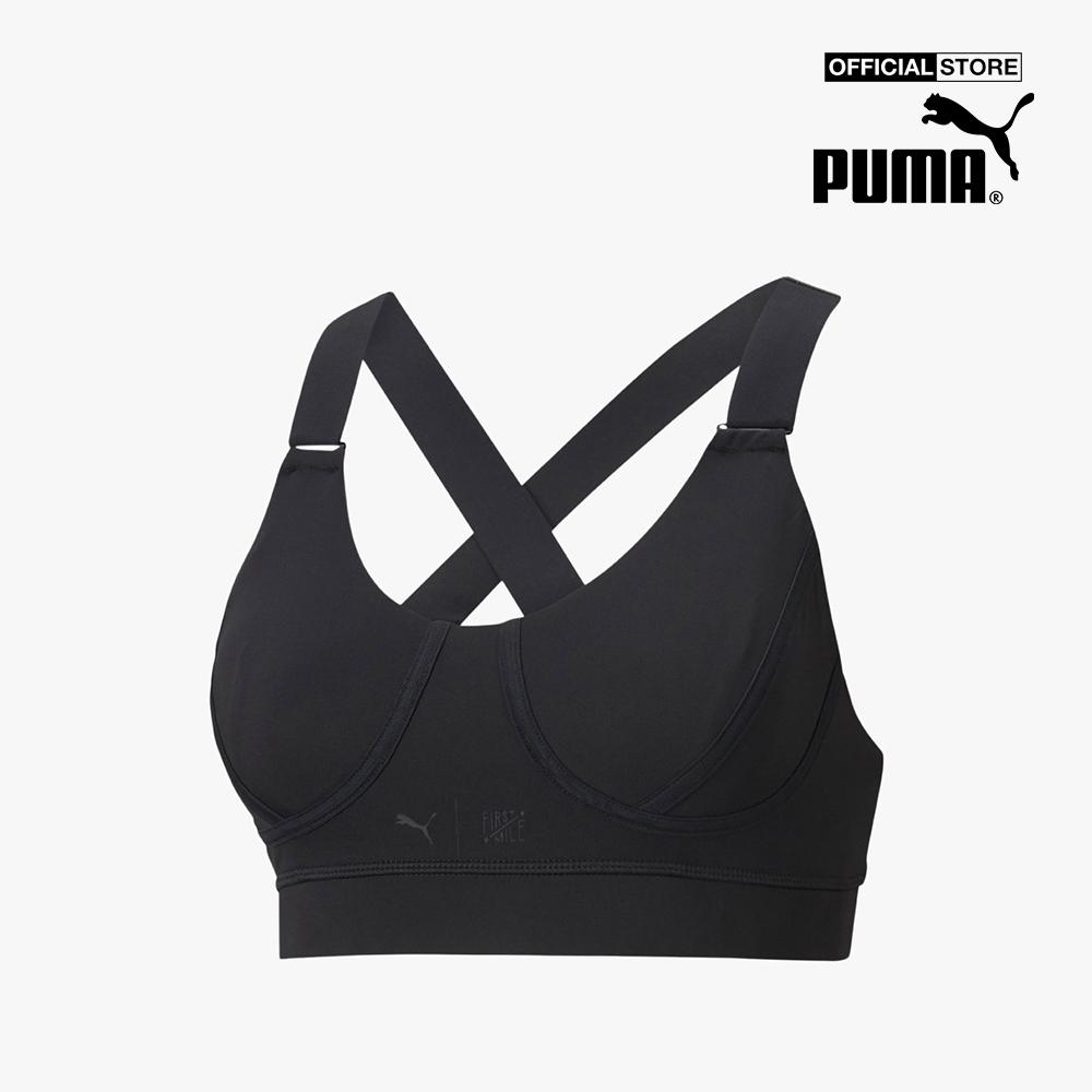 PUMA - Áo bra thể thao nữ Train First Mile Mid Impact 520250-01