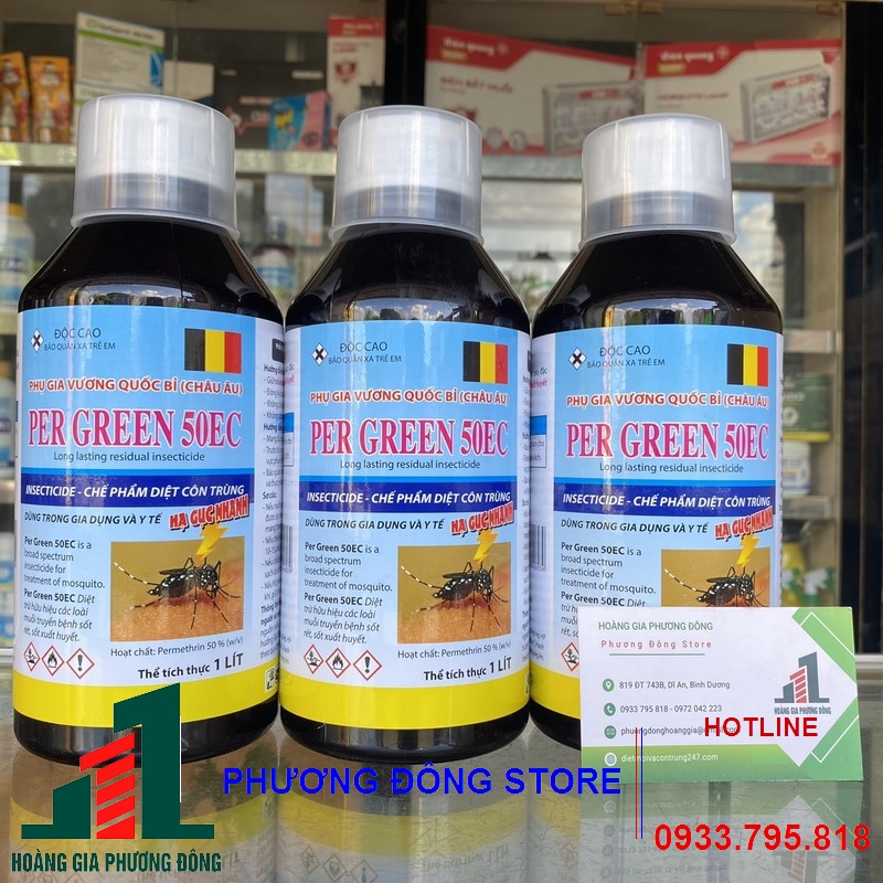 Thuốc diệt muỗi PER GREEN 50EC _ chai 1 lít