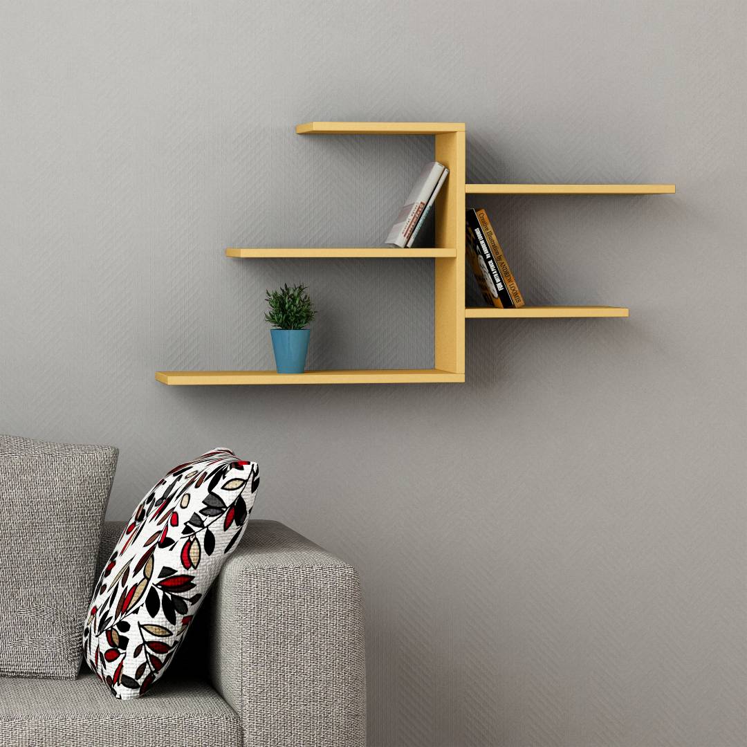 Kệ gỗ trang trí trưng bày hiện đại SMLIFE Woodard