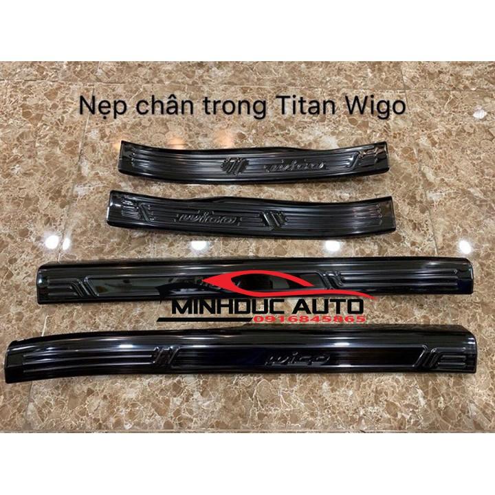 Ốp bậc cửa trong ngoài titan Wigo