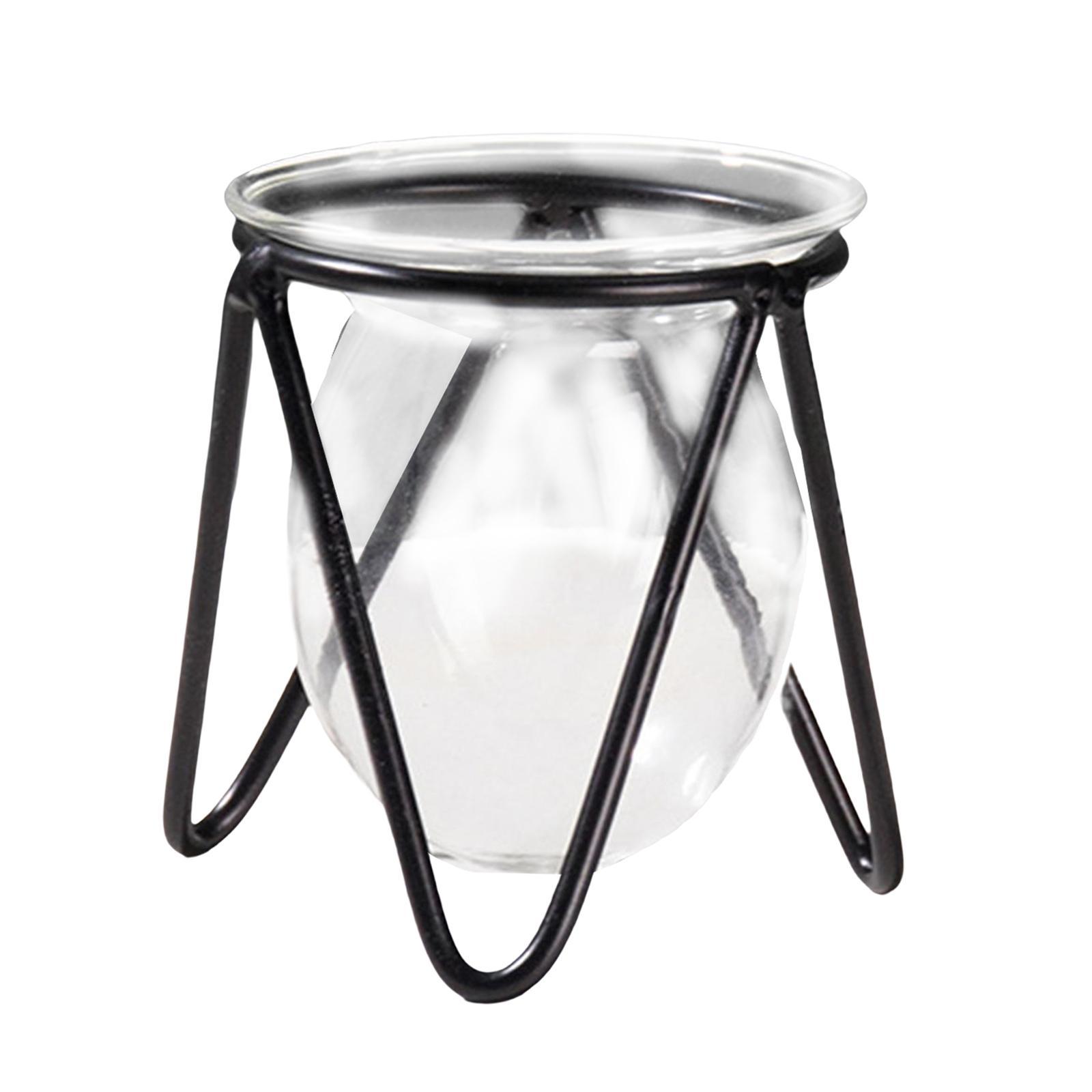 Plant Iron Line Flower Vase Ornament Home Art Desktop