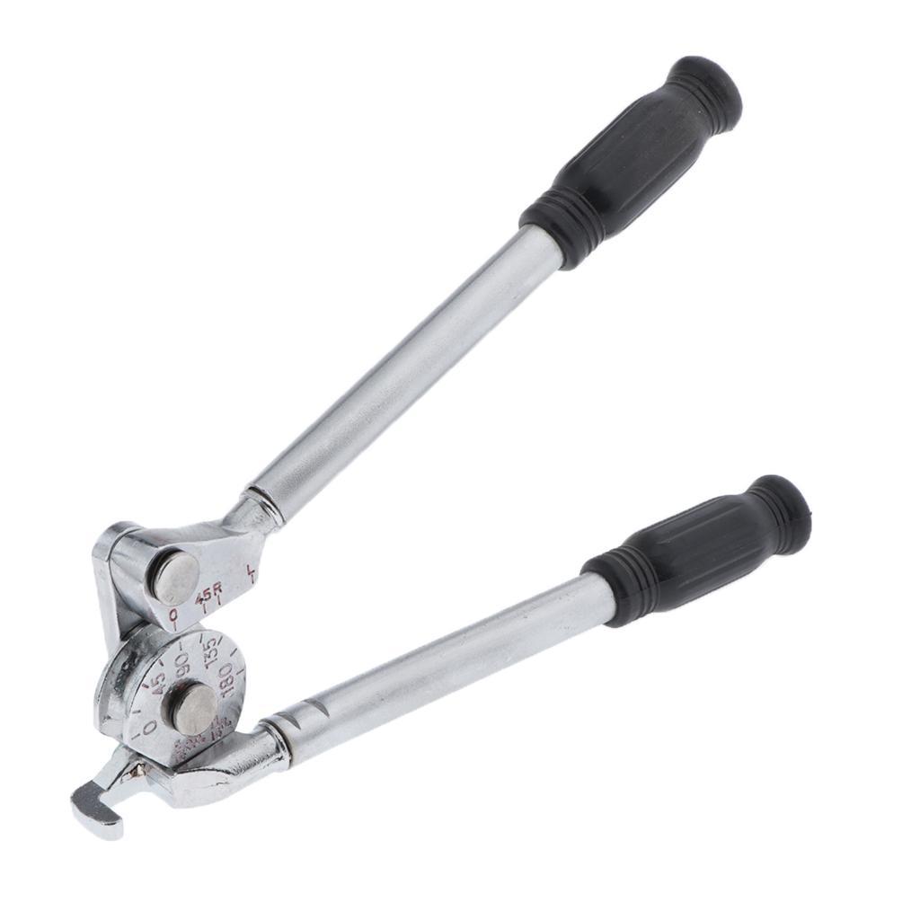 8mm 3-in-1 Tube Bender, Heavy Duty Aluminum Alloy Pipe Bending Tool, 180 Degree