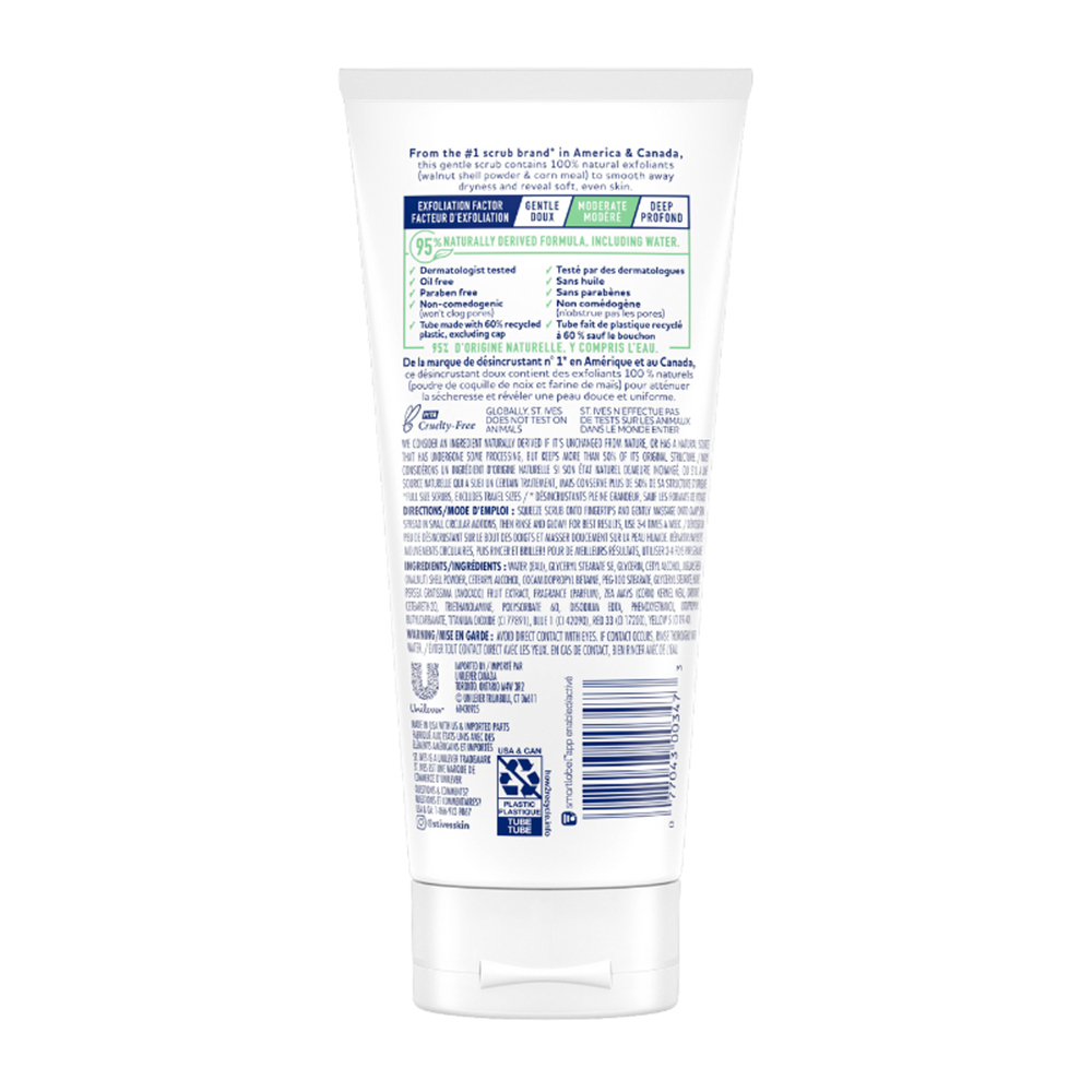 Sữa rửa mặt tẩy tế bào chết Bơ và Mật Ong St.Ives Soft Skin Avocado & Honey Scrub 170g