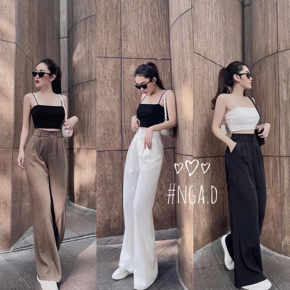 QUẦN ỐNG SUÔNG CÔNG SỞ️HÀNG LOẠI ĐẸP ️ CHẤT VẢI RUBY CAO CẤP, CẠP CHUN SAU TÔN DÁNG TẠO SỰ THOẢI MÁI CHO CHỊ EM