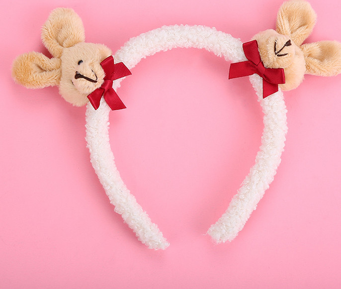 Cài Tóc Thỏ Con Lông Xù Siêu Cute