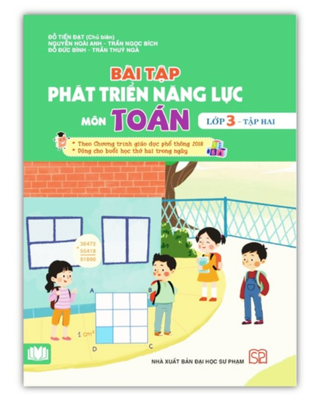 Sách - Bài tập phát triển năng lực môn Toán Lớp 3 - Tập 2 - theo Chương trình GDPT 2018