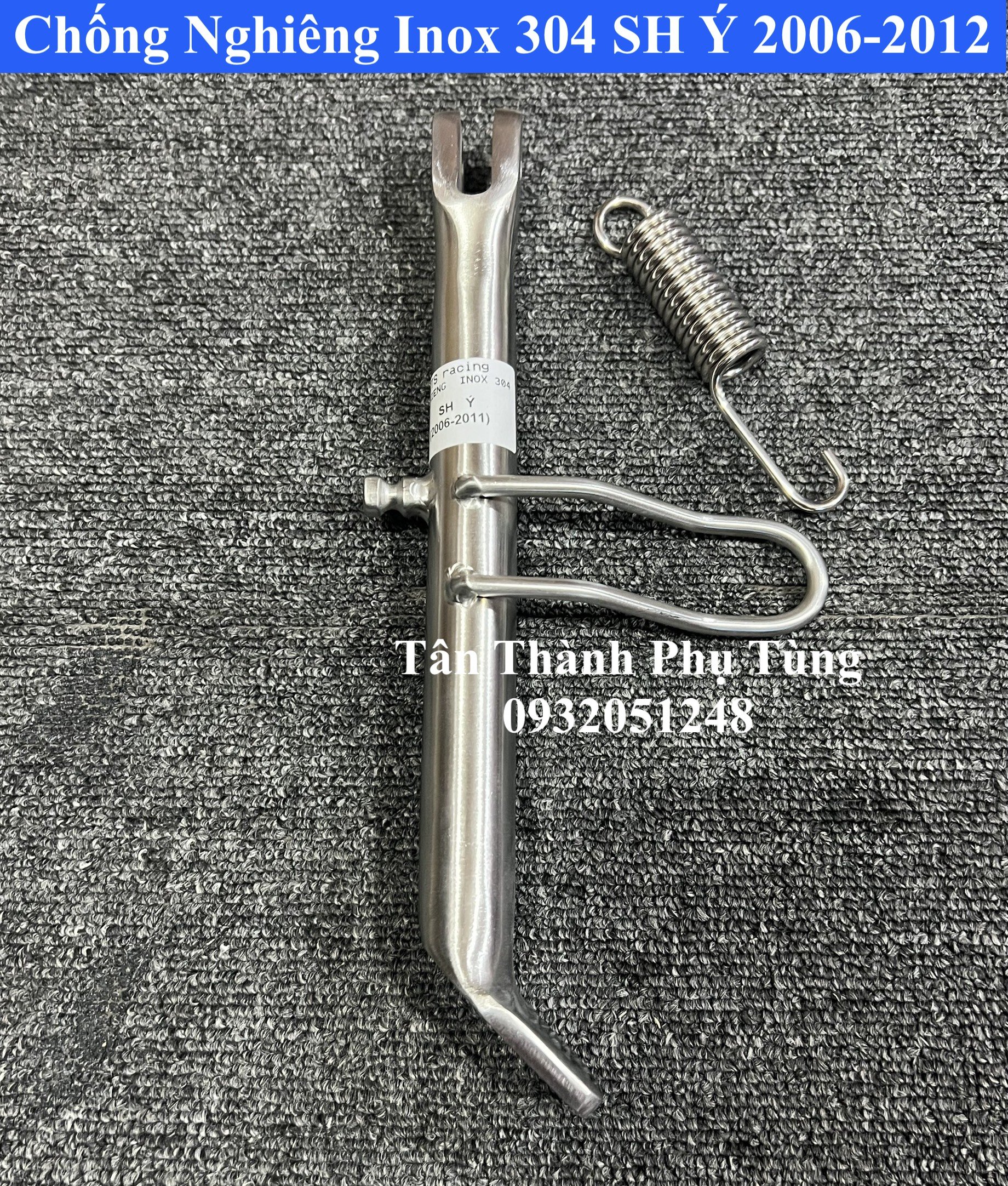 Chống nghiêng dành cho SH Ý 2006-2012 Inox 304 CTS
