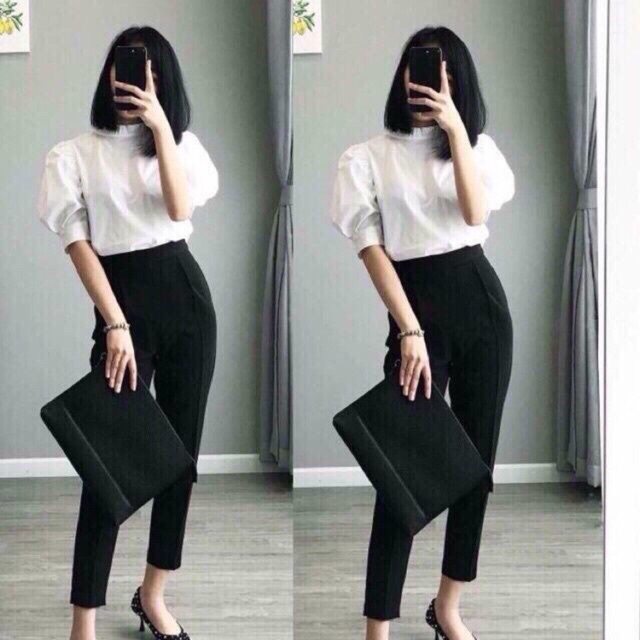  Quần Baggy Chun Lưng khóa sườn