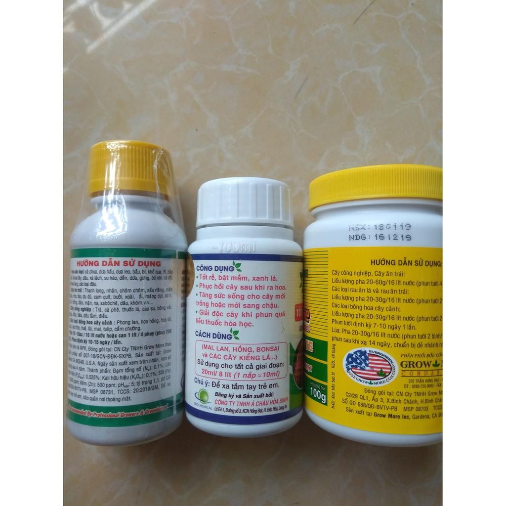 Bộ sản phẩm dưỡng cây chăm sóc phong lan - 100ml/chai
