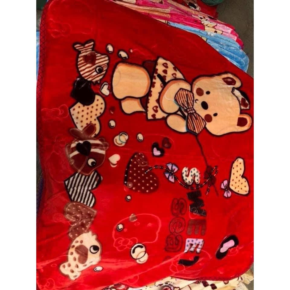 CHĂN LÔNG TUYẾT 2 LỚP LOẠI DÀY ĐẸP CHO BÉ - hoàng dày loại 1