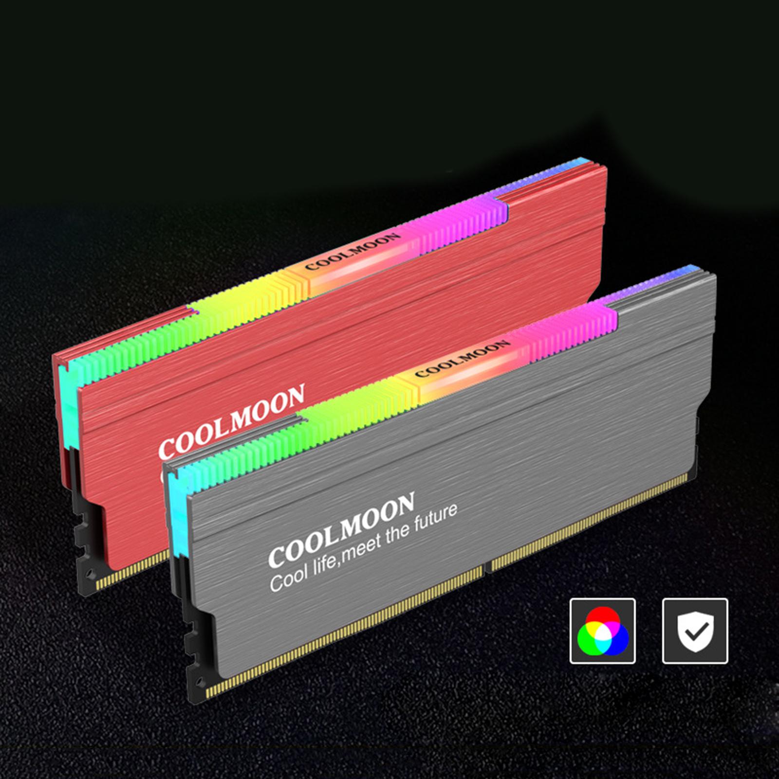 Aluminum Alloy DDR Memory RAM Cooler Radiator for DDR2 DDR3 DDR4DIY PC