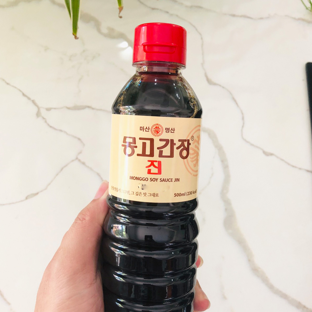 Nước Tương Monggo Jin Hàn Quốc 500ml (Monggo Soy Sauce Jin)