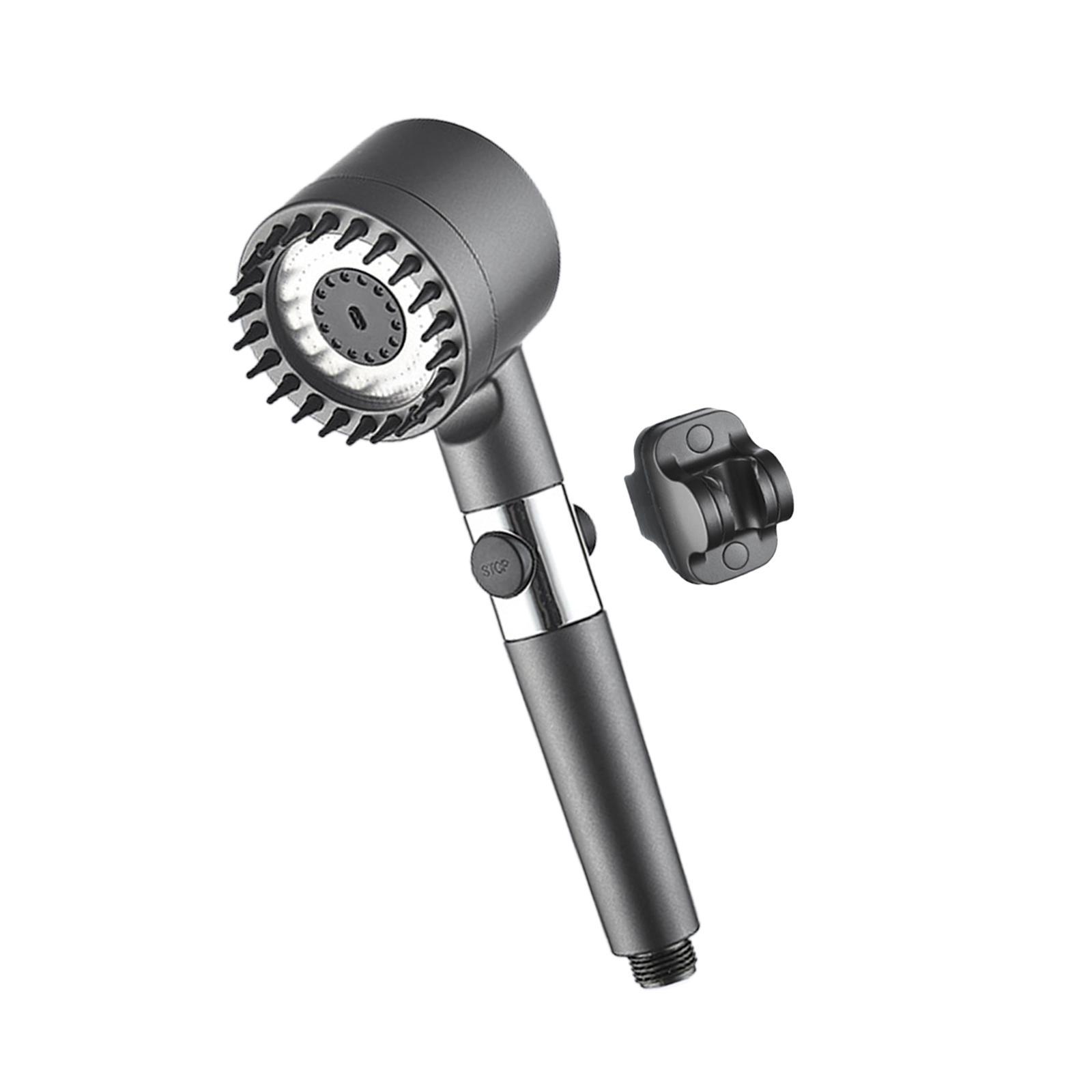 High Pressure Shower Heads 3 Spray Settings Pressurized Water Saving Spraying Head Handheld Spray for Massage Bathing SPA Hotel