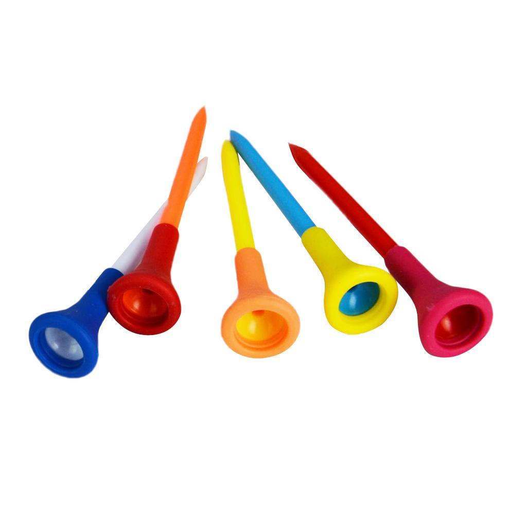 5-10pack 5 Pieces/Set Durable Soft Rubber Cushion Tees Random Color
