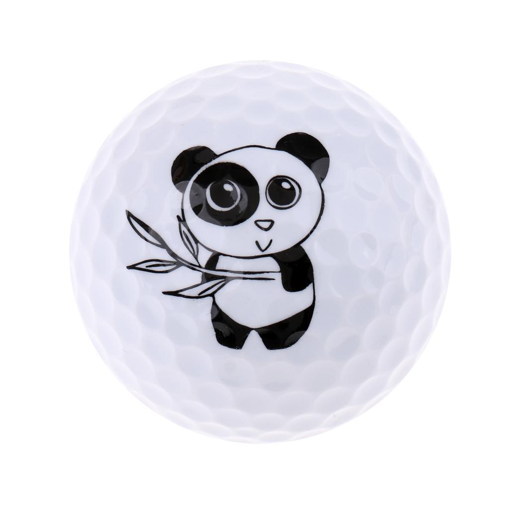 Golf Driving Range Practice Ball Cute Panda Printed Golf Ball