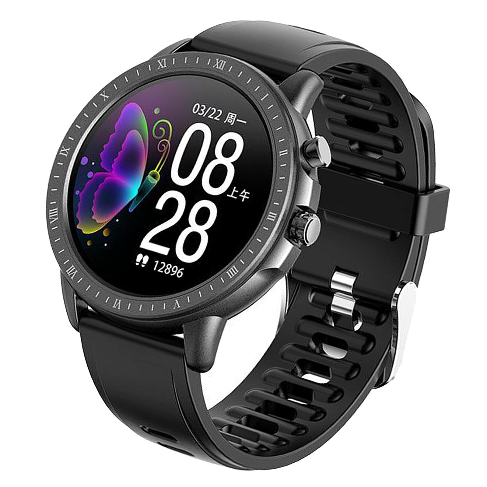 S02 Smart Watch Full Touch  Monitor Fitness  Black