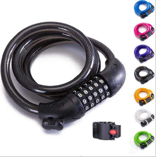 Khóa xe đạp,xe máy 5 số - DÂY KHÓA CAO CẤP - DÂY KHÓA CHỐNG TRỘM