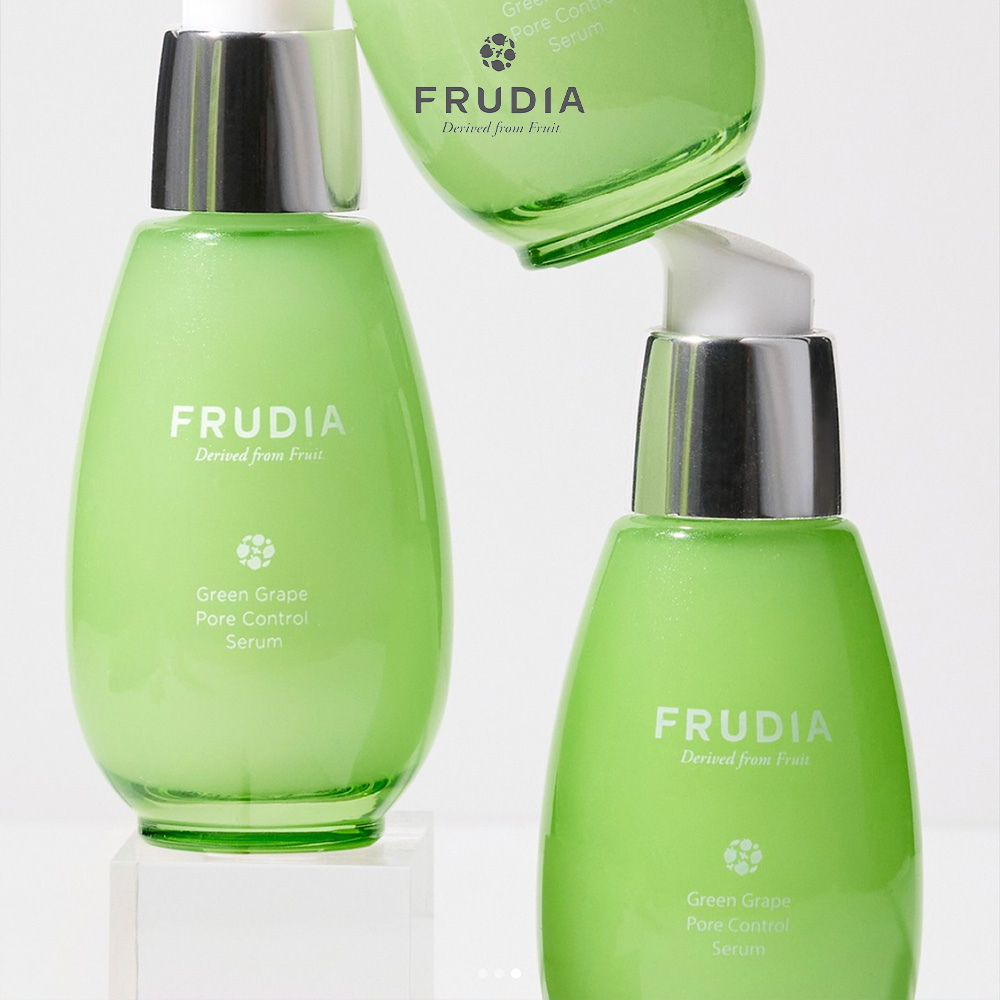 Serum Dưỡng Ẩm Se Khít Lỗ Chân Lông Chiết Xuất Nho Xanh Frudia Green Grape Pore Control Serum 50g