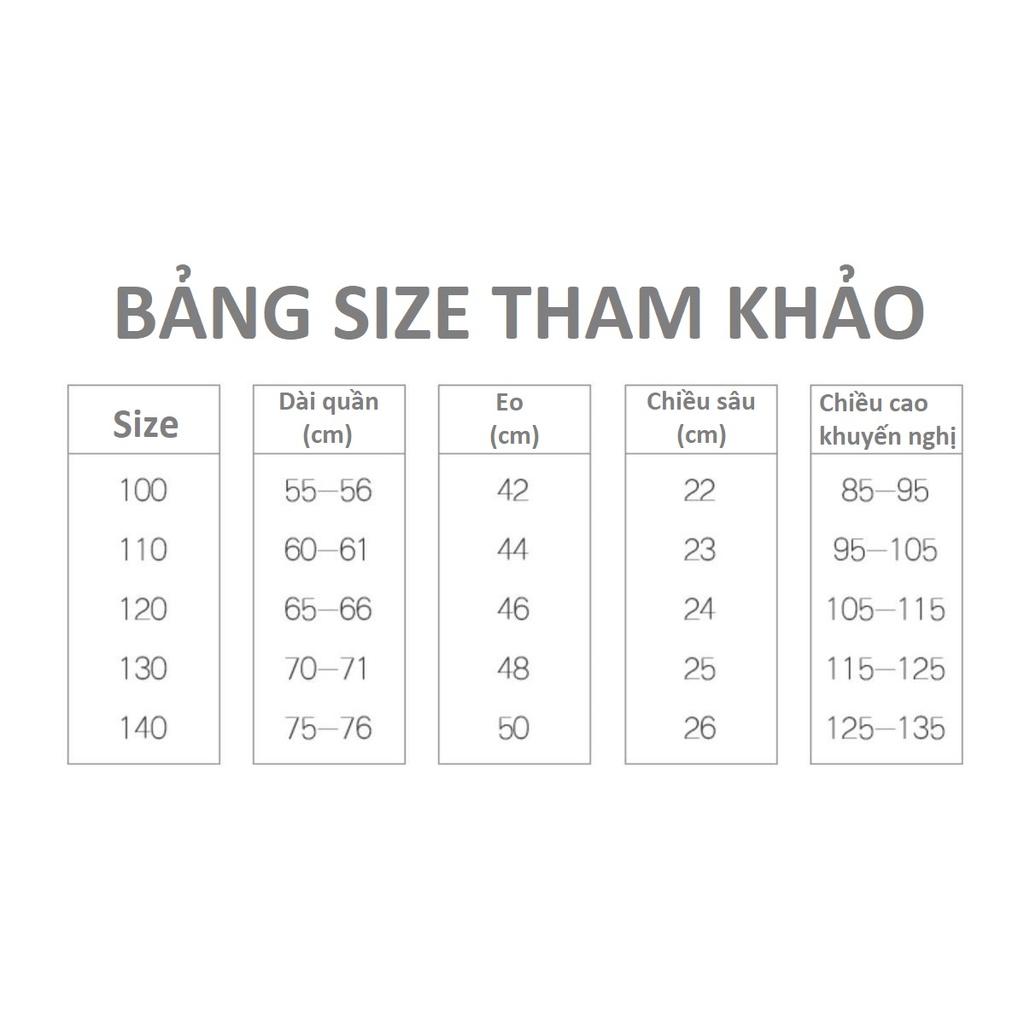 Quần dài - quần legging thun tăm cho bé gái trơn màu mềm và ấm size 100 - 150