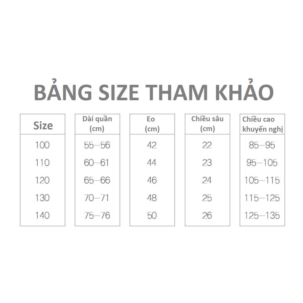 Quần dài - quần legging thun tăm cho bé gái trơn màu mềm và ấm size 100 - 150 (2 - 7 tuổi)