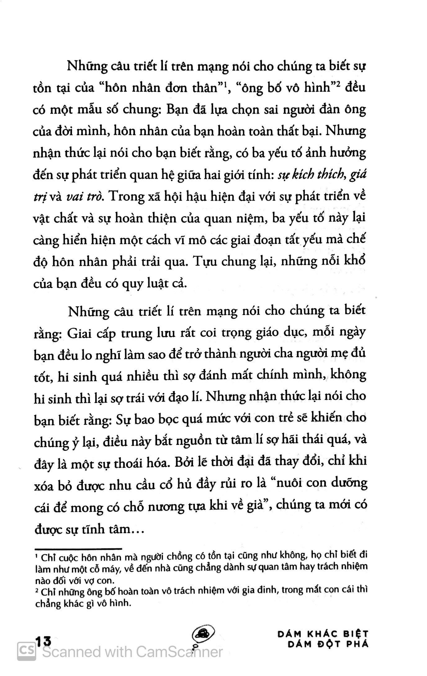 Dám Khác Biệt, Dám Đột Phá