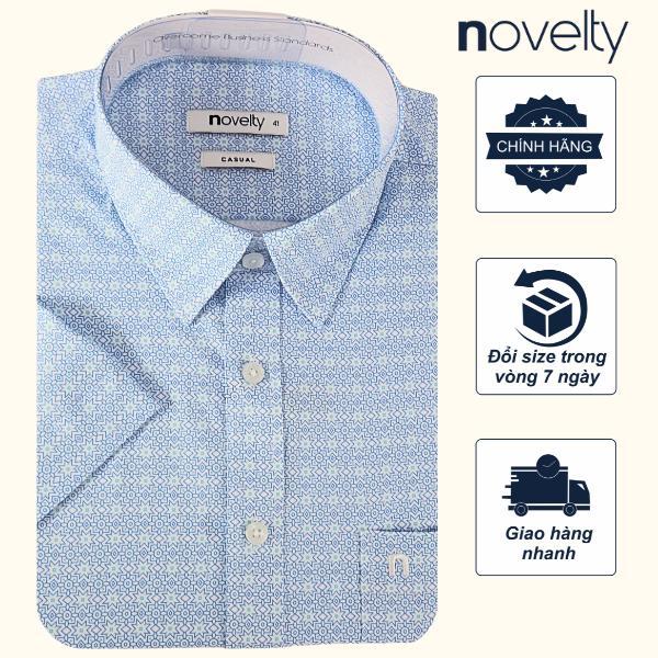 Áo sơ mi nam ngắn tay Novelty Casual Hoa văn SMI25001 - 250075N