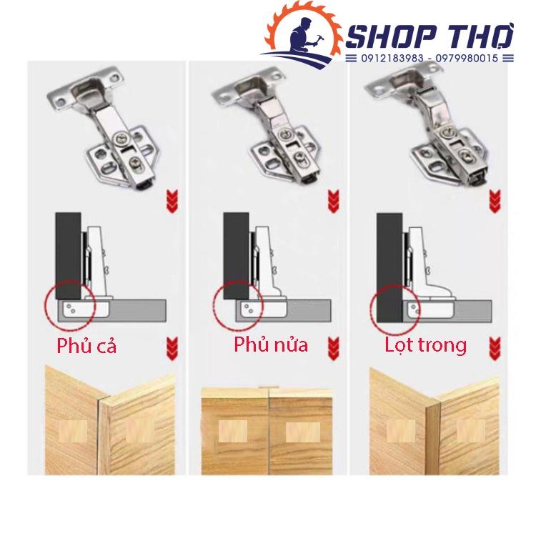 Bản lề giảm chấn BAWBOM lắp cánh tủ ( 4 cái )