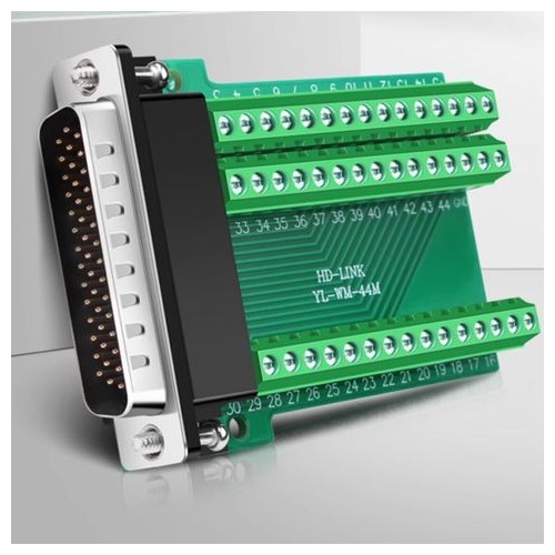 Đầu bấm cổng COM DB44 HD-LINK YL-SM-44F đầu cái kèm vỏ ốp. Hàng chính hãng