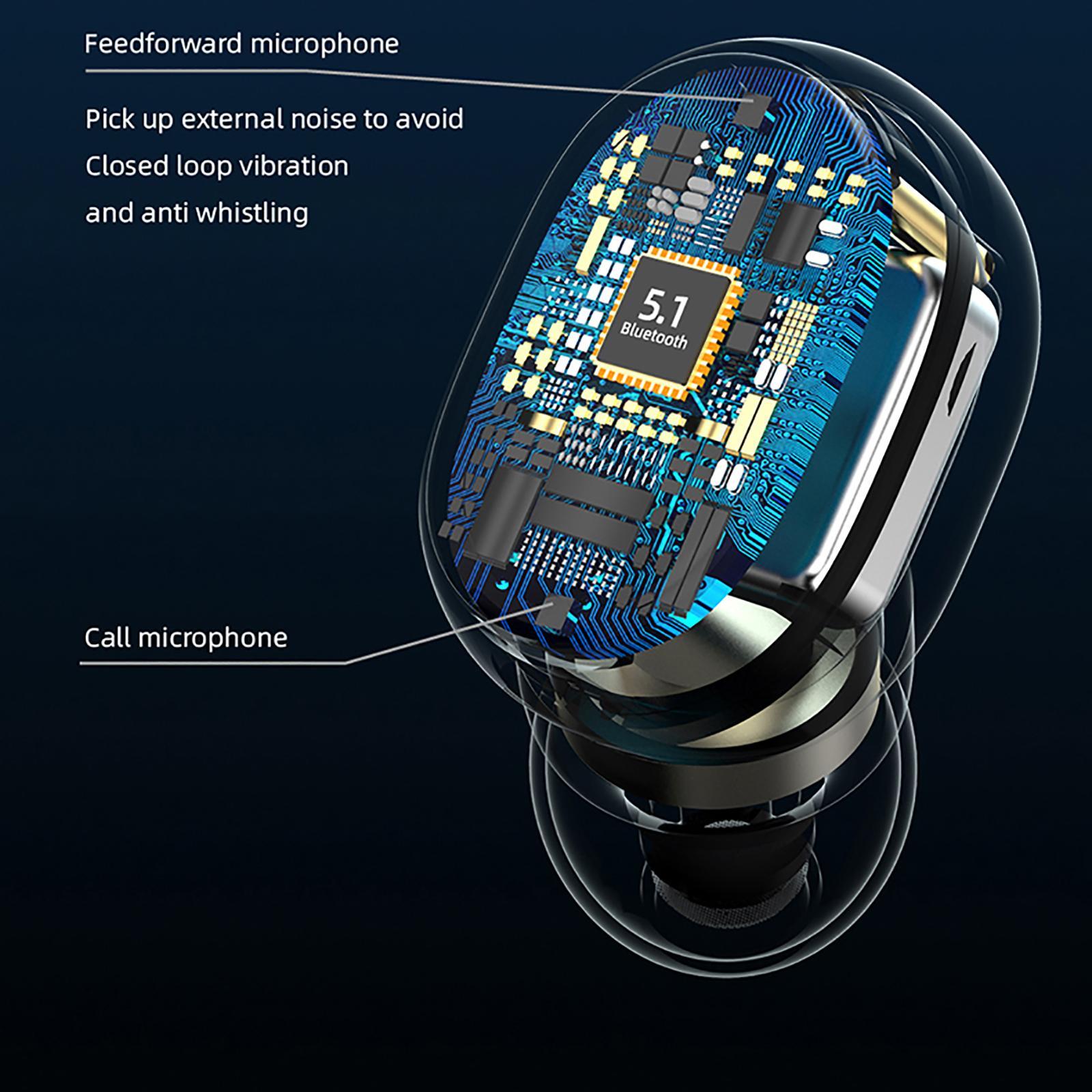 Headset Bluetooth5.0 Earphone Headphone Stereo