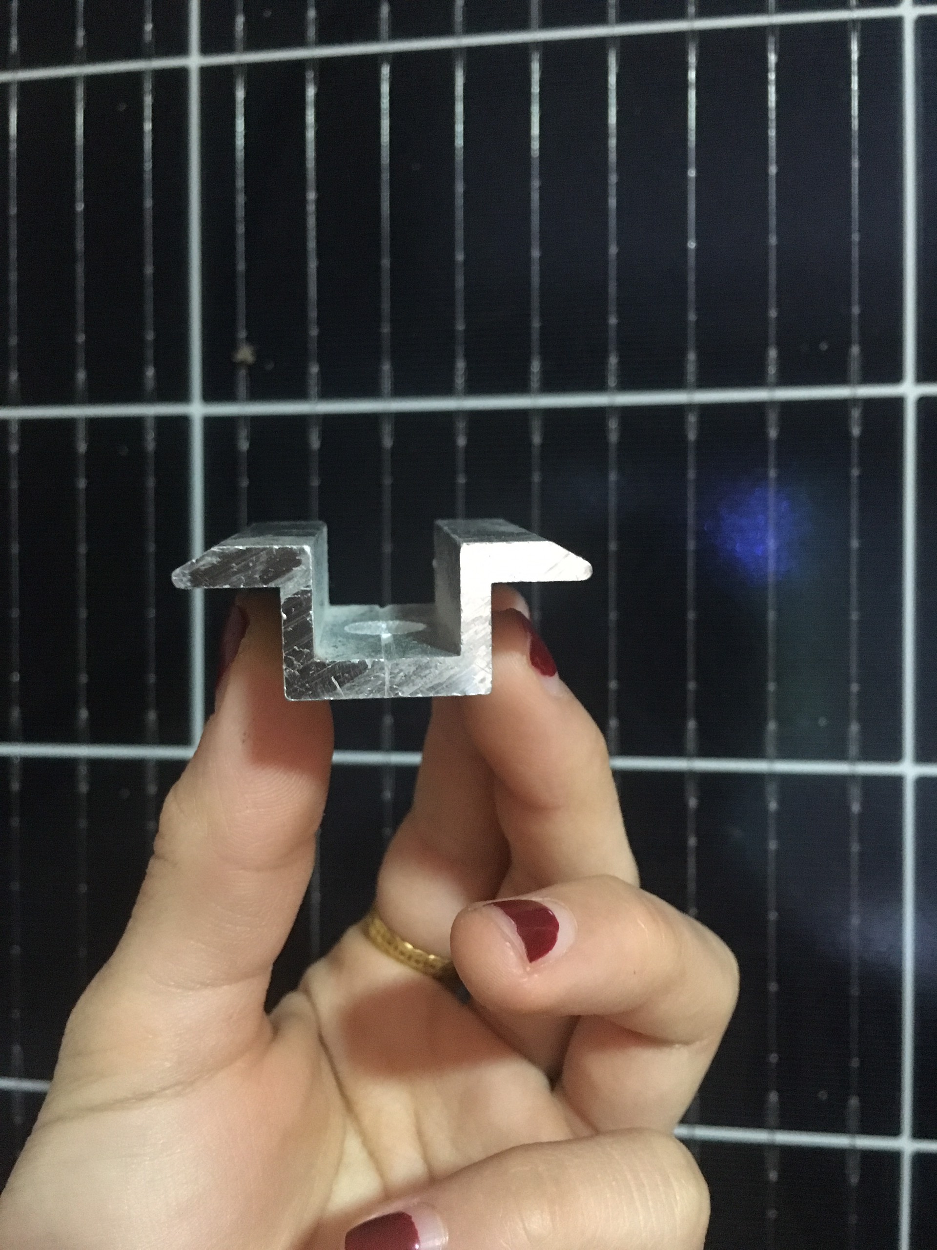 Bát Kẹp Giữa Năng Lượng Mặt Trời_ 35-40 MM - Kẹp giữa U Cho Tấm Pin Solar